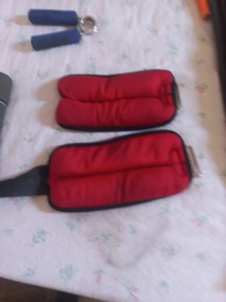 Set de pesas tobilleras y mancuernas