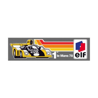 Pegatina Vintage Renault Le Mans