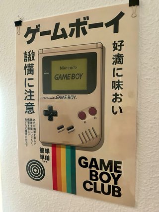 Póster Game Boy Club Japonés