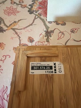 Scatola da bagno in bambù retrò Ikea