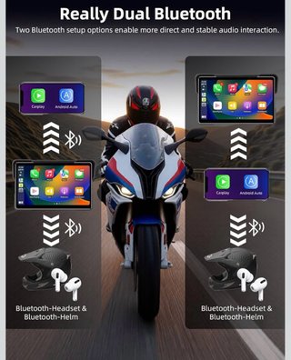 Carplay para Moto 7 Pulgadas