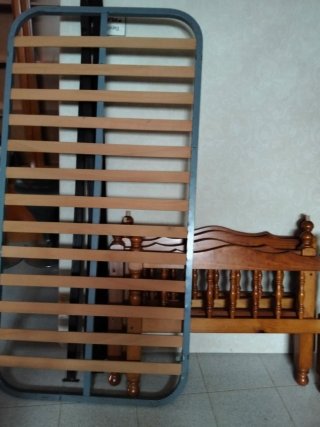 Litera completa madera con colchones