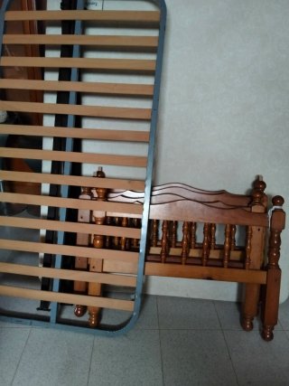 Litera completa madera con colchones