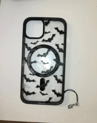 Funda iPhone 13 Transparente Murciélagos