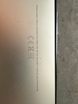 Apple MacBook Air A1466 Plata