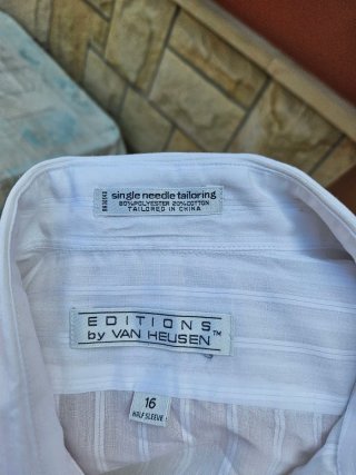 Camisa blanca XL manga corta