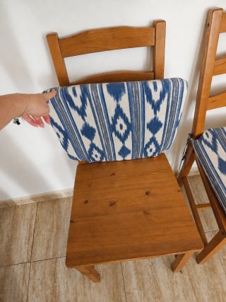 Mesa Comedor Madera Maciza + 4 Sillas