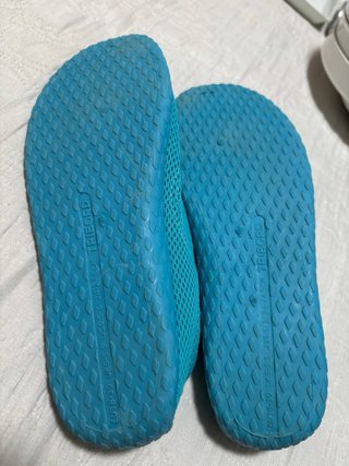 Escarpines Talla 38/39 Azul Turquesa
