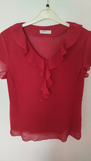 Blusa gasa FENG YU.S.L forro talla XL