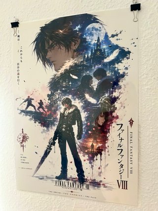 Póster Final Fantasy VIII Square Enix