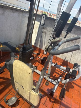 Máquina Multifuncional Gimnasio + Bicicleta Estát