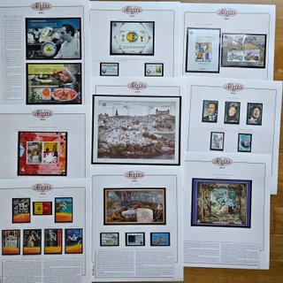 Colección Sellos España 2010-2014 montada