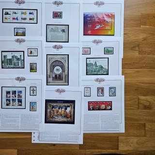 Colección Sellos España 2010-2014 montada