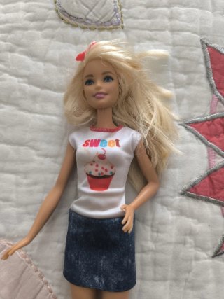 Barbie Pastelera con Vestido Azul