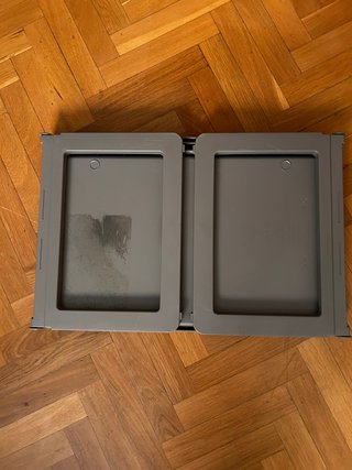 Mesa portátil Ikea gris