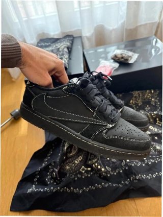 Jordan 1 Retro Travis Scott Black Phantom EU40