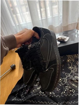 Jordan 1 Retro Travis Scott Black Phantom EU40
