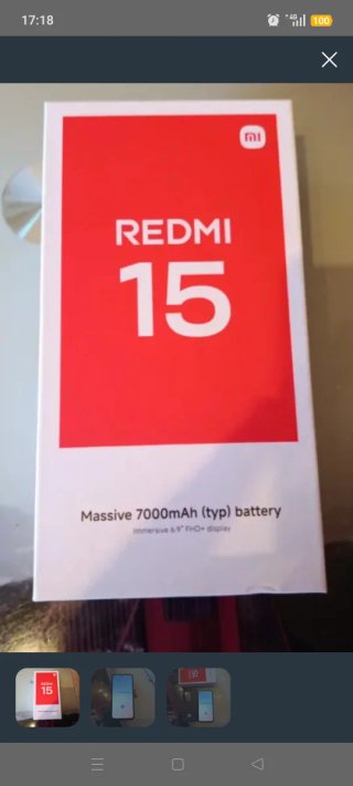 Xiaomi Redmi 15 4G 8GB 256GB Negro