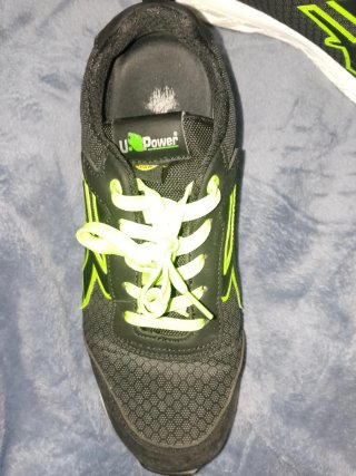 Zapatillas Power Negras y Verdes