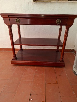 Mesa de televisión de madera 100x70