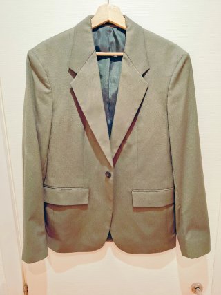 Blazer Zara verde oliva