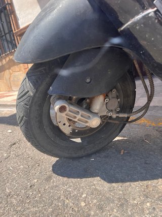 Vespa E 2T 49cc Scooter Negra