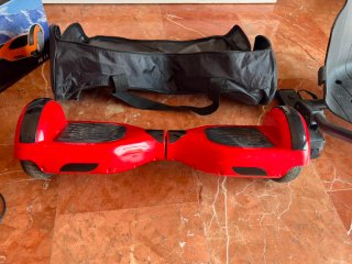 Hoverboard Rojo + Accesorio Go-Kart