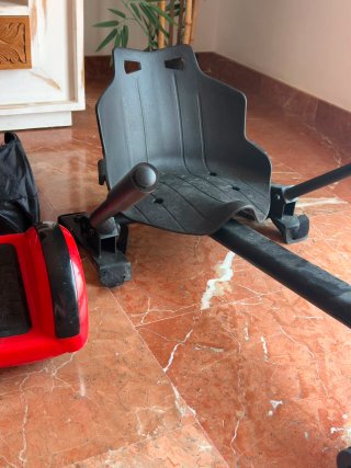 Hoverboard Rojo + Accesorio Go-Kart