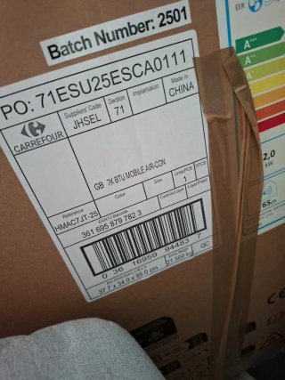 Aire Acondicionado Portátil Carrefour Home 7000 BT