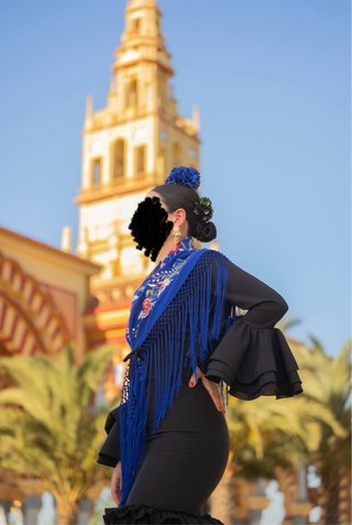 Traje Flamenca Negro