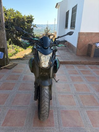 Kawasaki ER6n A2 Naked Negra/Verde
