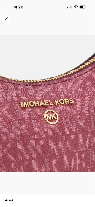 Bolso Michael Kors Rosa y Dorado