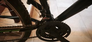 Bicicleta de Montaña Full Suspension Negra
