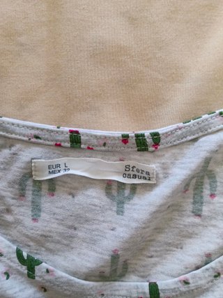 Camiseta Sfera Estampada Cactus Talla L