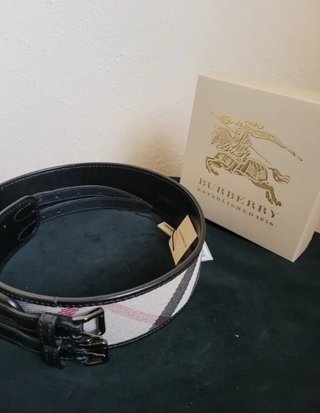 Cinturón Burberry Tartán Cuadros Ancho 95cm