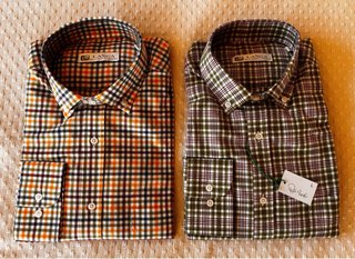Camisas Langa Cuadros Talla L.