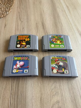 Nintendo 64: Mario Kart, Mario,Donkey kong Yoshi’s