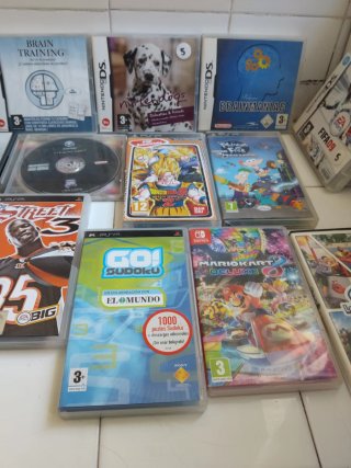 Lote Videojuegos Wii, Wii U, DS, PC