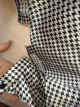 Camisa de satén con estampado
