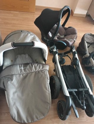 Carro de bebé 3 piezas