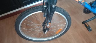 Bicicleta Btwin Azul Doble Suspensión