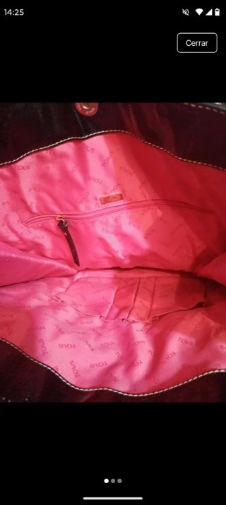 Bolso Tous Amarillo y Negro Charol