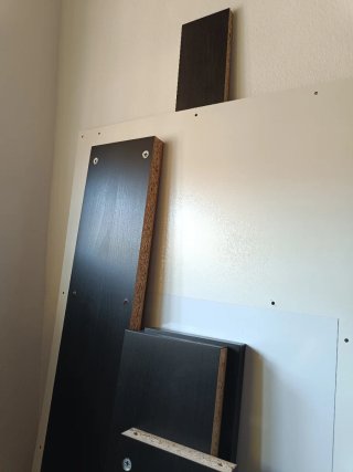 Escritorio Ikea MICKE 142cm + Módulo Estantería