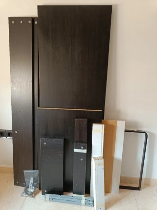 Escritorio Ikea MICKE 142cm + Módulo Estantería