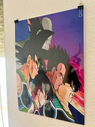 Póster Dragon Ball Z Escuadron Bardock
