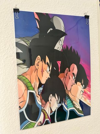 Póster Dragon Ball Z Escuadron Bardock