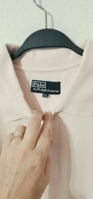 Polo Ralph Lauren Talla XL Azul/Rosa