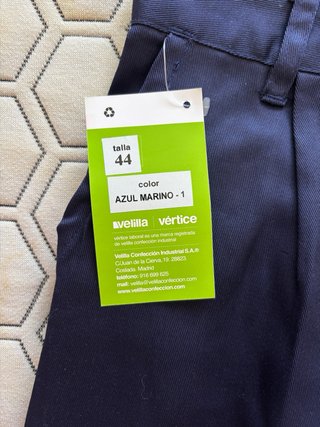 Pantalón de trabajo azul marino talla 44