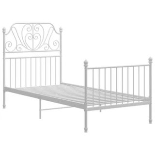 Cama Matrimonio 140x200 Metal Blanco