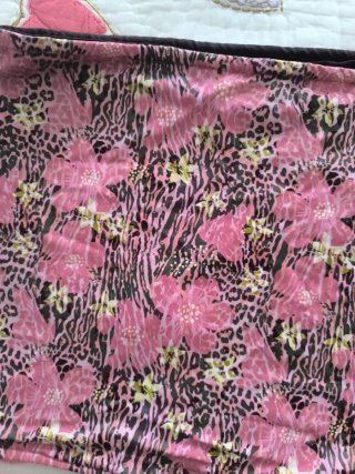 Pareo de bikini estampado, reversible